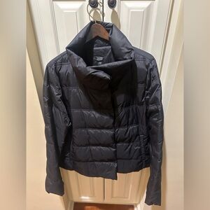 Eileen Fisher Stand Collar Short Down Puffer Coat in M (Fits like a large)
